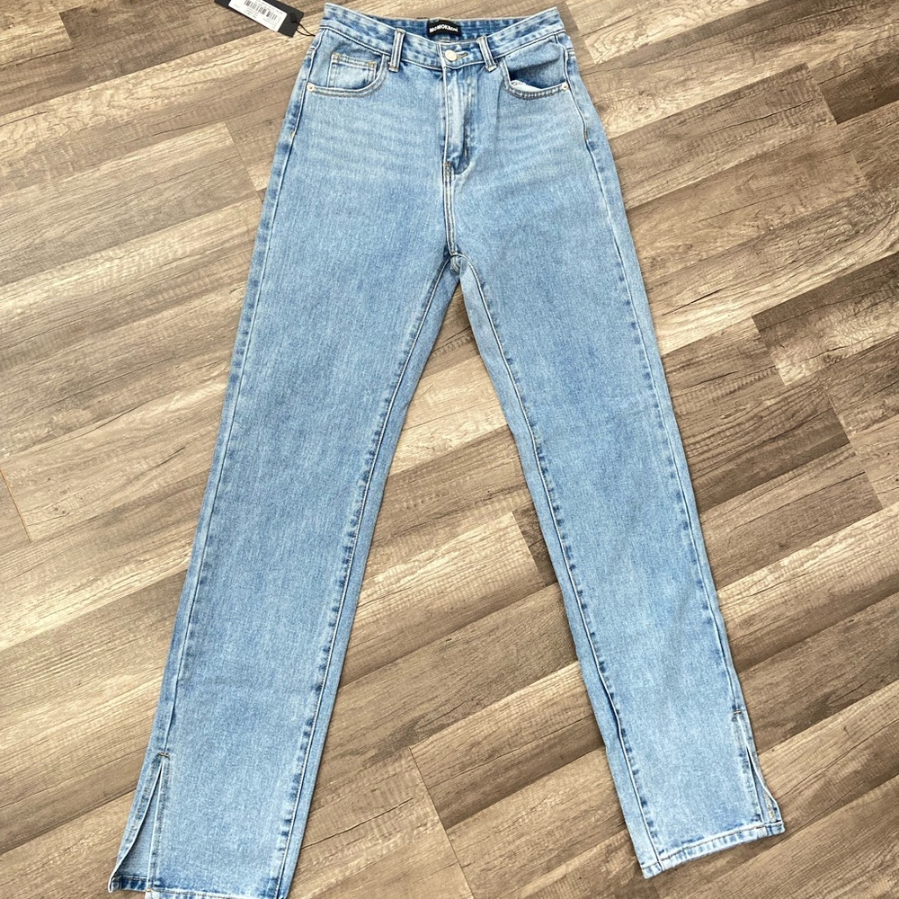 High Rise Straight Jean - Picture 4 of 5